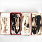EIGHT PAIRS OF SALVATORE FERRAGAMO SHOES