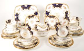 COALPORT ENGLISH PORCELAIN TEA SERVICE