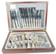 S & B SHEFFIELD - LATE 20TH CENTURY SILVER PLATED CUTLERY CANTEEN