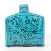 LATE 19TH / EARLY 20TH CENTURY IRANIAN QAJAR DYNASTY POTTERY BOTTLE