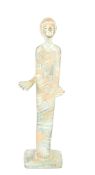 BRONZE VOTIVE GODDESS DEITY MUMMY FIGURE