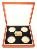 2006 REFLECTIONS OF HER MAJESTYS 80TH BIRTHDAY COIN SET