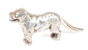 VICTORIAN MANNER CAST METAL DOG NUTCRACKER