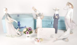 LLADRO - COLLECTION OF LATE 20TH CENTURY PORCELAIN FIGURES