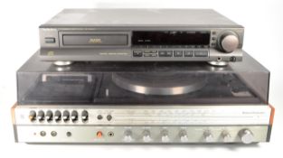 LATE 20TH CENTURY TURNTABLE AND COMPACT DISC PLAYER