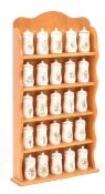 FLOWER FAIRY CERAMIC LIDDLE SPICE / HERB JARS