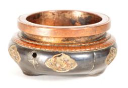 20TH CENTURY CHINESE BRONZE INCENSE BURNER CENSER