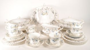 ROYAL ALBERT - BRIGADOON - LATE 20TH CENTURY BONE CHINA TEA SERVICE
