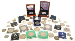 COLLECTION OF 20TH / 21ST CENTURY COMMEMORATIVE CROWN COINS