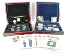 COLLECTION OF CONTEMPORARY COMMEMORATIVE COINS