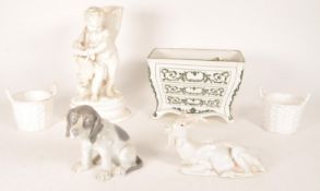 COLLECTION OF 19TH / 20TH CENTURY PORCELAIN AND CERAMIC WARES