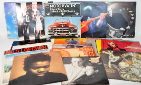COLLECTION OF VINTAGE 20TH CENTURY ROCK VINYL RECORD ALBUMS