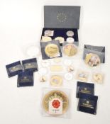 LARGE COLLECTION OF SILVER PROOF & PLATE COMMEMORATIVES