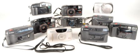 CANON - COLLECTION OF 35MM COMPACT CAMERAS