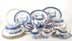 20TH CENTURY BOOTHS REAL OLD WILLOW TEA SERVICE WITH DOULTON PLATES