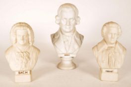 PARIAN WARE PORCELAIN COMPOSER BUSTS