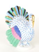 HEREND - VINTAGE HUNGARIAN TURKEY FIGURE