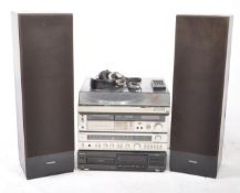 TECHNICS - VINTAGE 20TH CENTURY MUSIC HI FI STACKING SYSTEM
