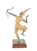 20TH CENTURY THAILAND BRONZE SCULPTURE OF HINDU DEITY PRINCE RAMA