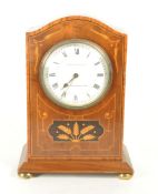 W BRUFORD & SON EDWADRIAN INLAID MANTEL CLOCK