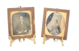 TWO 19TH CENTURY VICTORIAN AMBROTYPE PHOTOGRAPHS