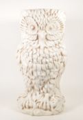LARGE 20TH CENTURY LATE ITALIAN CERAMIC OWL PLANTER / STICK STAND