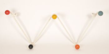 MID CENTURY 1970S ATOMIC WIRE COAT RACK