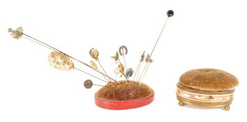 EARLY 20TH CENTURY HAT PIN COLLECTION