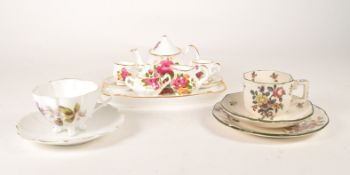 20TH CENTURY CHINA AND IRONSTONE TEA SERVICE PIECES