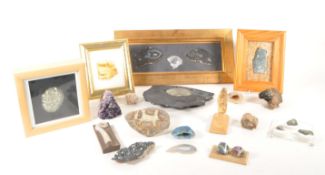 NATURAL HISTORY - COLLECTION OF GEMSTONES AND GEODES