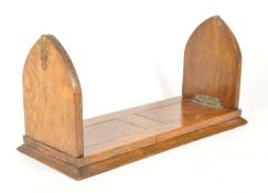 EARLY 20TH CENTURY WOODEN OAK BOOKSLIDE