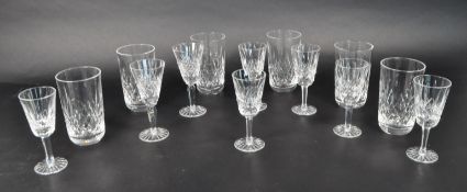 WATERFORD, IRELAND - COLLECTION OF CUT DRINKING TUMBLER GLASSES