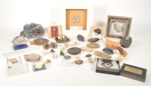 NATURAL HISTORY - COLLECTION OF FOSSILS, GEMSTONES AND GEODES