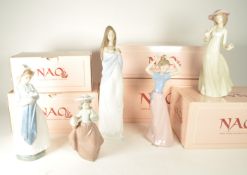 NAO - LLADRO - COLLECTION OF LATE 20TH CENTURY PORCELAIN FIGURES