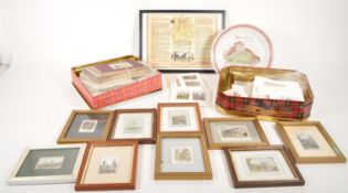 JACK GRUNWELL - LARGE COLLECTION OF MINIATURE PAINTINGS