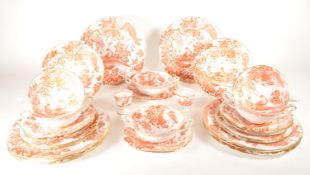 ROYAL CROWN DERBY - RED AVES - ENGLISH BONE CHINA TEA SERVICE