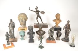 COLLECTION OF LATE 20TH CENTURY CONTEMPORARY GREEK / ROMAN FIGURES