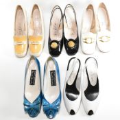 COLLECTION OF VINTAGE SHOES & SANDALS