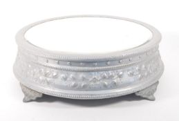 VINTAGE LARGE MIRRORED WEDDING CAKE STAND