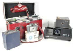 COLLECTION OF 20TH CENTURY CAMERAS, ACCESSORIES & SLIDE PROJECTOR