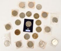 COLLECTION OF BRITISH £5 & CROWN COINS