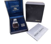 SEIKO CHRONOGRAPH LCD STAINLESS STEEL 0634 5009 WRISTWATCH