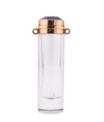 CONTINENTAL AMETHYST & GOLD TOPPED BOTTLE VIAL