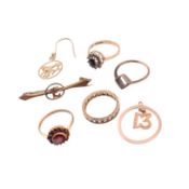 COLLECTION Of 9CT GOLD JEWELLERY