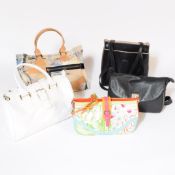 COLLECTION OF FIVE LONGCHAMP BAGS