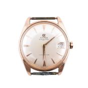 SWISS CYMA NAVYSTAR GOLD PLATED AUTOROTOR WRISTWATCH