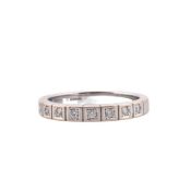 HALLMARKED 9CT GOLD HALF ETERNITY RING