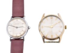 OMEGA 10K GOLD FILLED WRISTWATCH & MOVADO WRISTWATCH