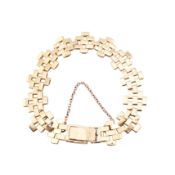 GOLD FANCY LINK 18CT GOLD BRACELET