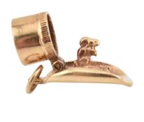 HALLMARKED 9CT GOLD MAGICIAN'S TOP HAT